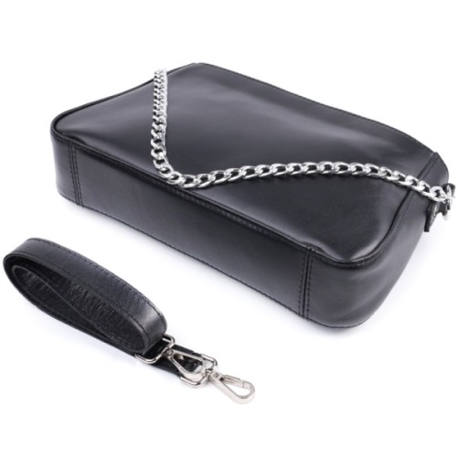 Сумка Shvigel З натуральної шкіри Чорна (22838)