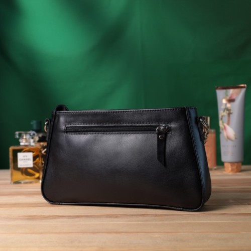 Сумка Shvigel З натуральної шкіри Чорна (22838)