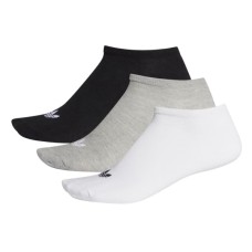 Шкарпетки Adidas Trefoil Liner FT8524 3P білий, сірий, чорний 39-42 (4062058558281)