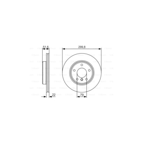 Гальмівний диск Bosch 0 986 479 S32