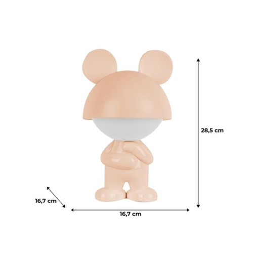 Нічник Kite Світильник LED з акумулятором Dreamy Mouse, персиковий (K25-315-2-4)