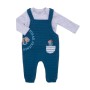 Комбінезон дитячий Tongs у комплекті з кофтою (4864-62B-blue)