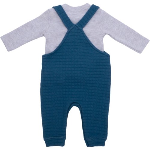 Комбінезон дитячий Tongs у комплекті з кофтою (4864-62B-blue)