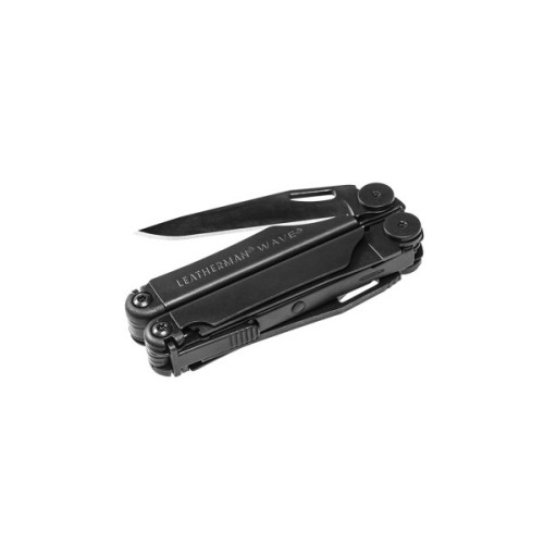 Мультитул Leatherman WAVE PLUS BLACK, синтетический чехол, карт. коробка (832526)