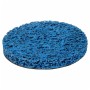 Круг зачистний Sigma з нетканого абразиву (корал) 125мм на липучці синій середня жорсткість (9176211)