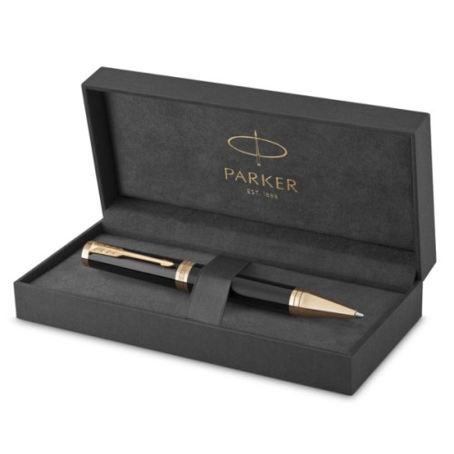 Ручка кулькова Parker INGENUITY Black Lacquer GT BP (60 032)