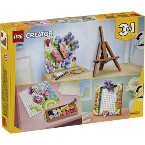 Конструктор LEGO Creator Декоративний живопис «Квіткове мистецтво» (31390-)
