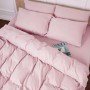 Постільна білизна MirSon 008 Pink Фланель 160х220 Полуторний Євро (2200009651144)