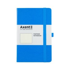 Книга записна Axent Partner, 125x195 мм, 96 аркушів, крапка, блакитна (8306-07-A)