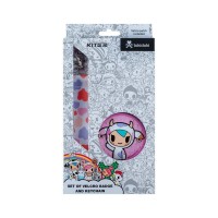 Бейдж Kite набір на липучці та підвіска tokidoki (TK24-3010-1)