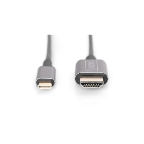 Кабель мультимедійний USB-C to HDMI M 1.8m UHD 4K Digitus (DA-70821)