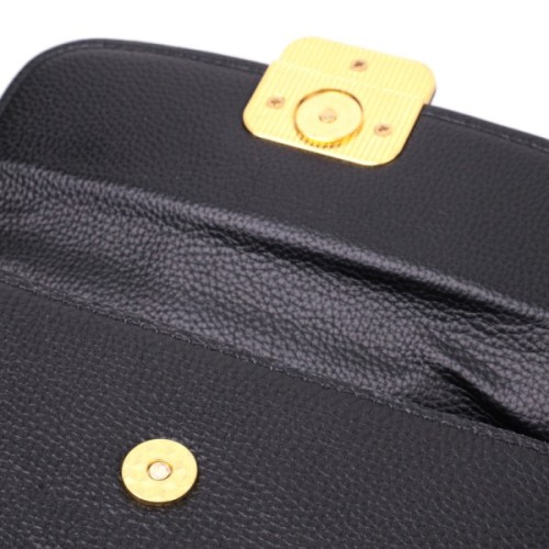 Сумка Vintage З жорстким каркасом з натуральної шкіри Чорна (22391)