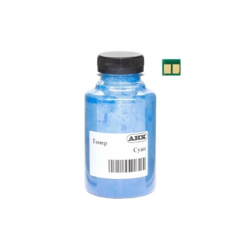 Тонер Canon LBP-850C/852i, 059 150г 7K Cyan chip АНК (50000588)