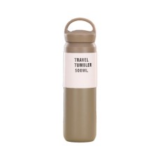 Термос Merlion Travel Tumbler 500 мл, подвійна кришка з ручкою, сірий (SUS304-500Gr)