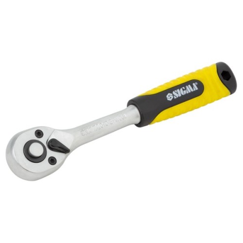 Набір торцевих головок Sigma торцевих 1/4" + ключ-тріскачка та подовжувач 12шт CrV (6003501)