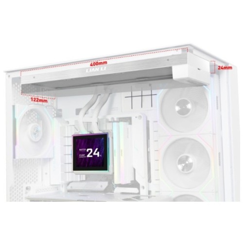 Система рідинного охолодження Lian Li HydroShift II LCD-S 360TL, White (G89.GHS2LCDS36TW.00)