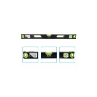 Рівень Alloid Pro, 80см, 3 капсули, з магнітом, бокове вікно (LD-007080)