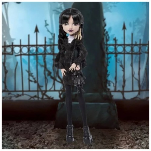 Лялька Monster High Wednesday Венздей Готичний стиль (JNJ91)