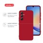 Чохол до мобільного телефона Intaleo SoftShell Samsung Galaxy A36 Red (1283126618826)