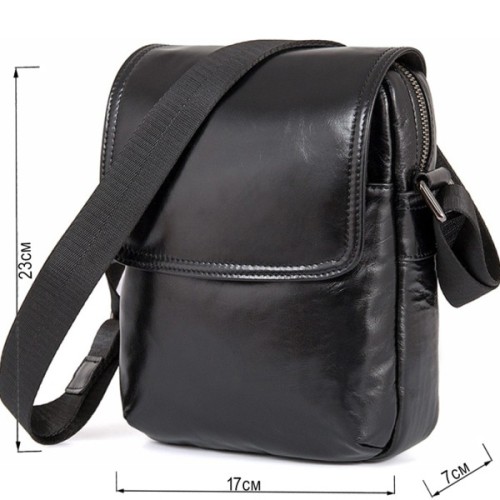 Сумка Vintage Шкіряна Чорна (14470)