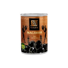 Овочева консервація Ellada Маслини без кісточки 420 мл ж/б ключ (5202152520114)