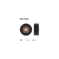 Ролик натягувача ременя SKF VKM 31025