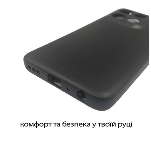 Чохол до мобільного телефона BeCover Silicone Motorola Moto G56 Black (713766)
