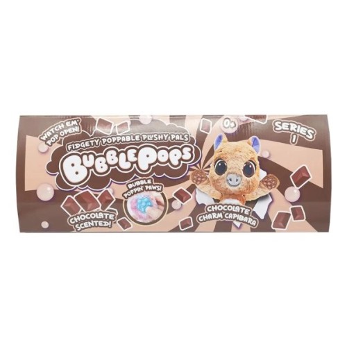 М'яка іграшка Bubble Pops Шоколадна капібара 20 см (2402005/11)