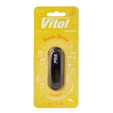Ароматизатор для автомобіля VITOL Flash Drive Lemon (VFD07) Ароматизатор для автомобіля VITOL Flash Drive Lemon (VFD07)