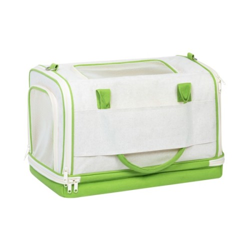 Переноска для тварин WAUDOG Relax Eco 47х30х28 см для котів та дрібних порід собак до 8 кг (9987)