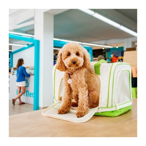 Переноска для тварин WAUDOG Relax Eco 47х30х28 см для котів та дрібних порід собак до 8 кг (9987)