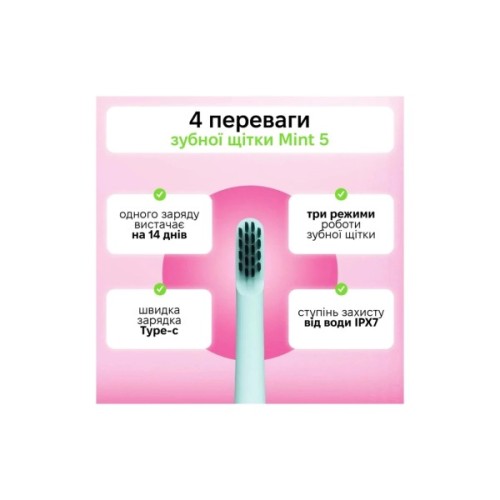 Електрична зубна щітка Enchen Mint5 Sonik Blue (MINT5-B)