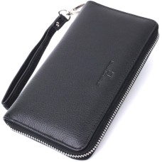 Гаманець ST Leather Унісекс З натуральної шкіри Чорний (22697)