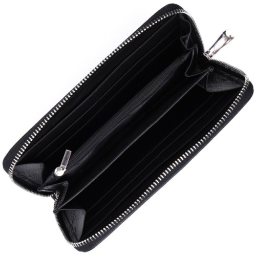 Гаманець ST Leather Унісекс З натуральної шкіри Чорний (22697)