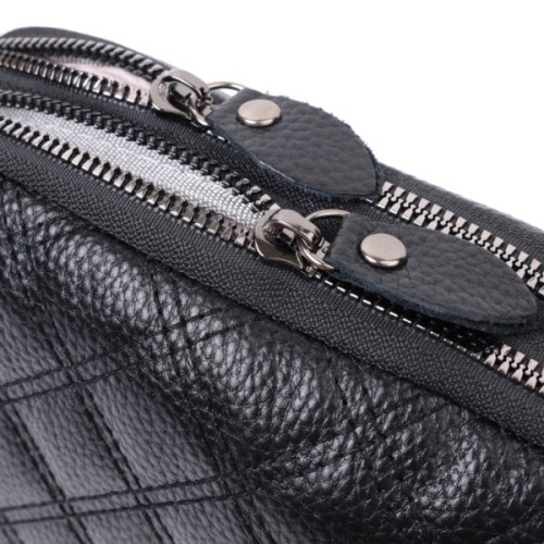 Сумка Vintage З натуральної шкіри Чорна (22807)