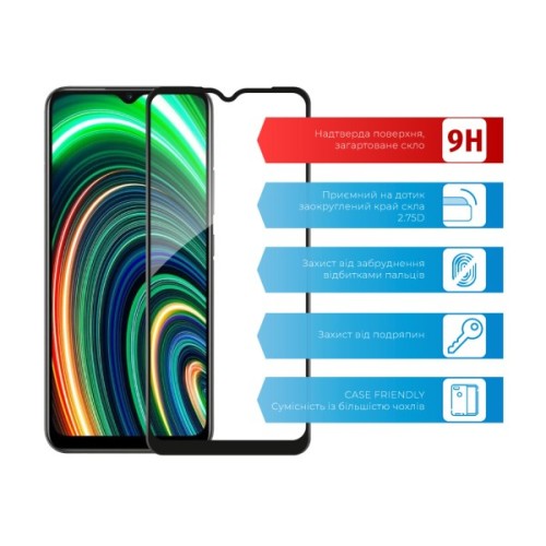 Скло захисне ACCLAB Full Glue Realme C25Y (1283126542350)