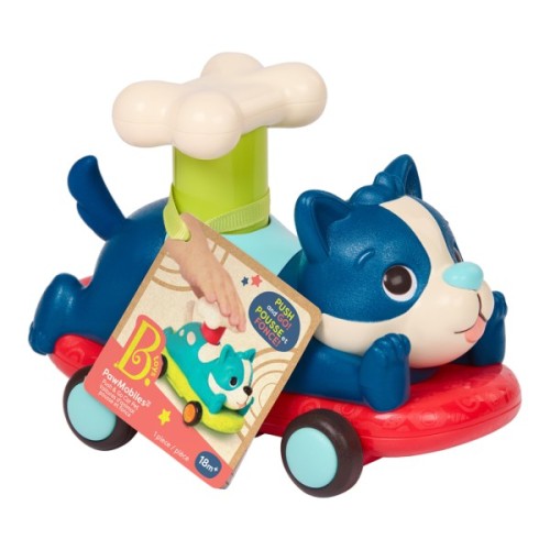 Розвиваюча іграшка Battat Машинка інерційна серії Лапкомобілі - Песик, синій (BX2505Z)