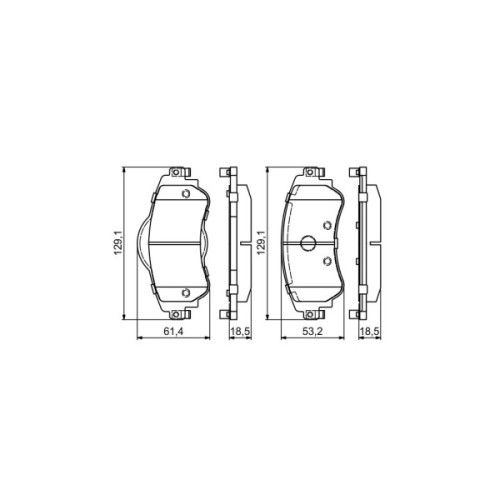 Гальмівні колодки Bosch 0 986 494 690