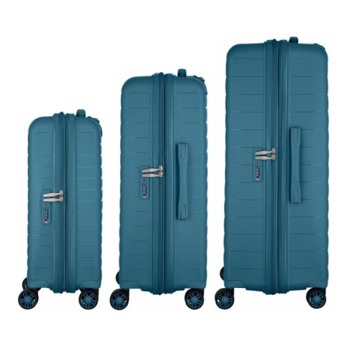 Набір валіз 2E Aero (L+M+S), сині (2E-SPP-AERO-SET3-TB)