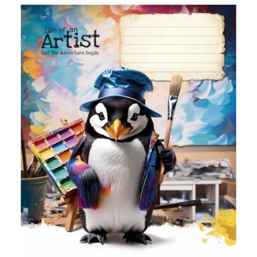 Зошит Школярик Cool adventures 18 аркушів лінія (018-3413L)