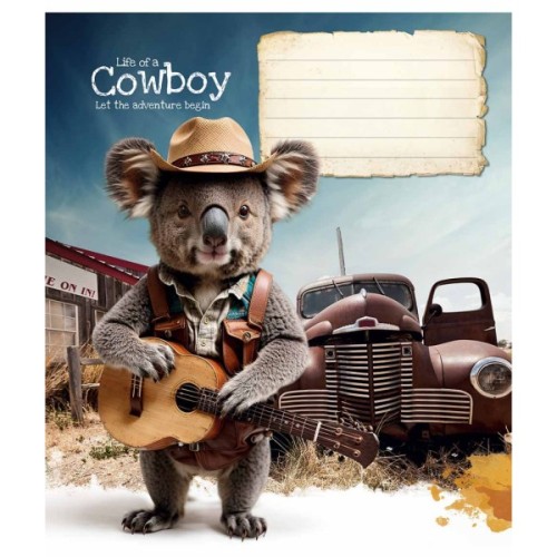 Зошит Школярик Cool adventures 18 аркушів лінія (018-3413L)