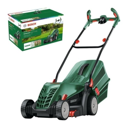 Газонокосарка Bosch UniversalRotak 37-555 1400Вт, 37см, 40л, 27-50мм, 15.5кг (0.600.8A6.501)