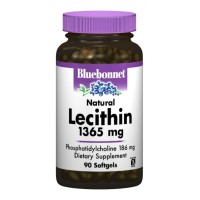 Амінокислота Bluebonnet Nutrition Натуральний Лецитин 1365мг, 90 желатинових капсул (BLB0924)