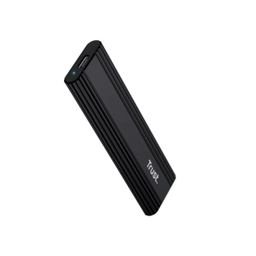 Кишеня зовнішня Trust USB-C to M.2 NVMe SSD Enclosure USB 3.2 Gen2 10Gbps aluminum black (25806_TRUST)