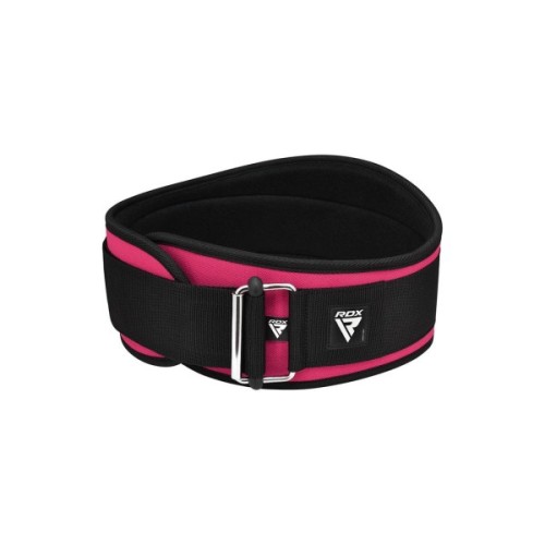 Атлетичний пояс RDX RX3 EVA Curve неопреновий Sharp Pink XS (WBE-RX3SP-XS)