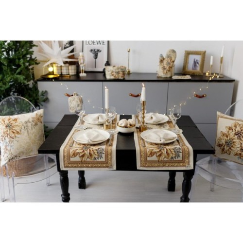 Доріжка на стіл Прованс гобеленова Золоте свято 35х100 см (036309)