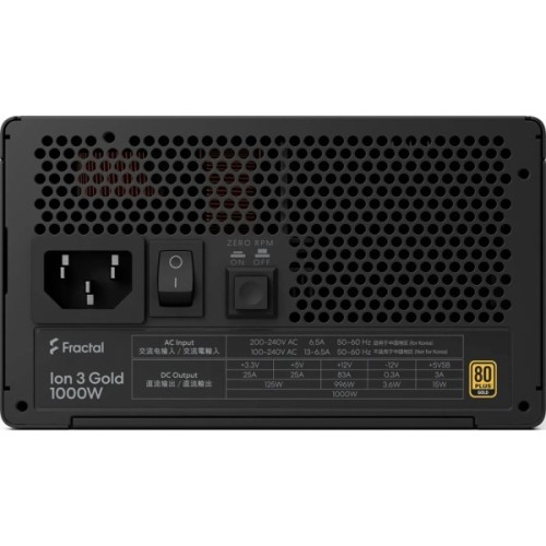 Блок живлення Fractal Design 1000W Ion 3 Gold (FD-P-IA3G-100-EU)