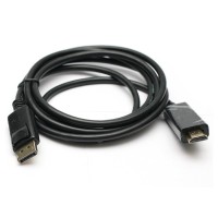 Кабель мультимедійний DisplayPort M to HDMI M 1.8m PowerPlant (KD00AS1237)