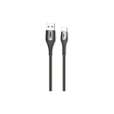 Дата кабель USB 2.0 AM to Lightning 1.0m 2A zinc alloy black XO (NB138-L-1-BK)