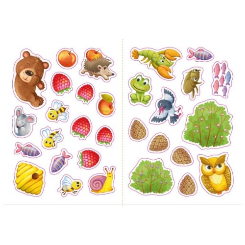 Книга Ведмедик. Створюй історії з наліпками Ранок (9789667505400)